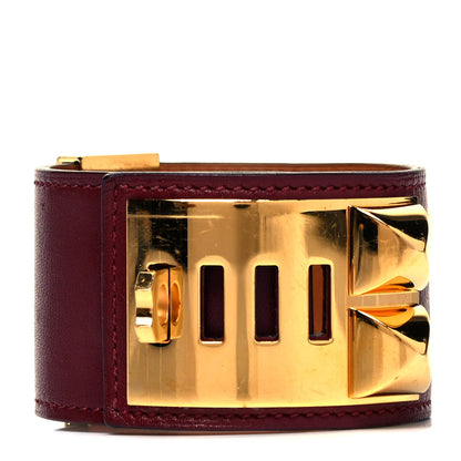 Hermes Box Collier de Chien CDC Bracelet S Rouge H 3 of 6