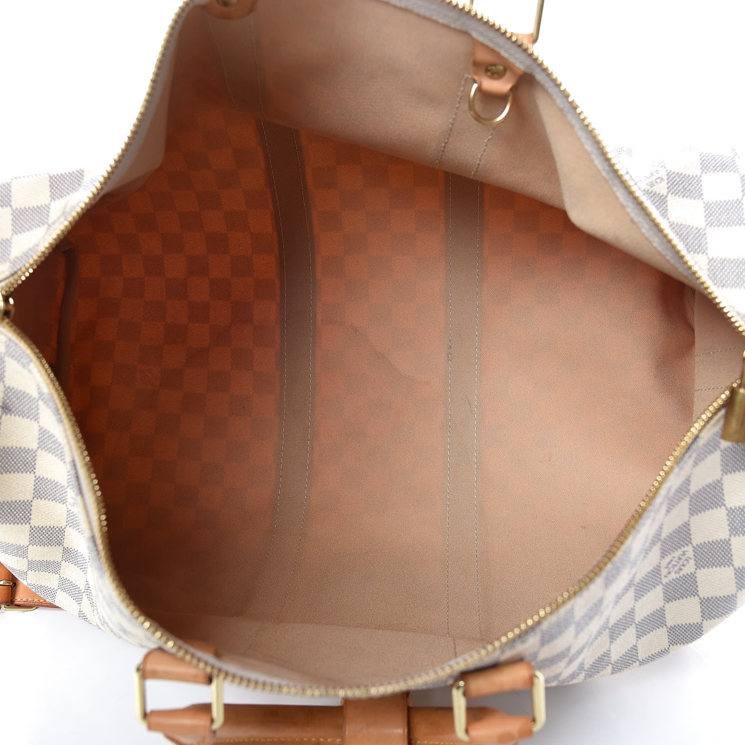 Louis Vuitton Damier Azur Keepall Bandouliere 45 8 of 32