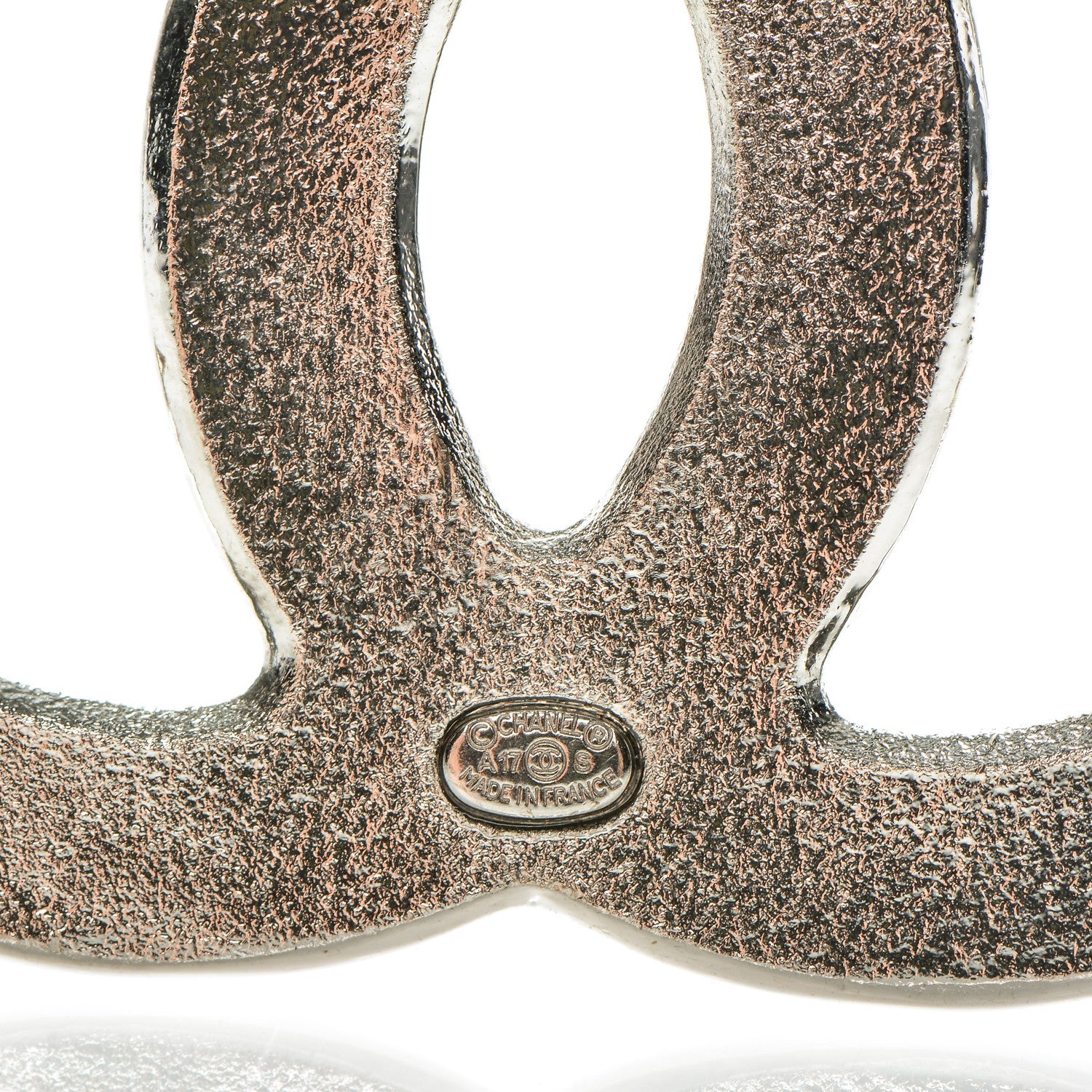 Chanel Pearl CC Brooch Silver Multicolor 4 of 4