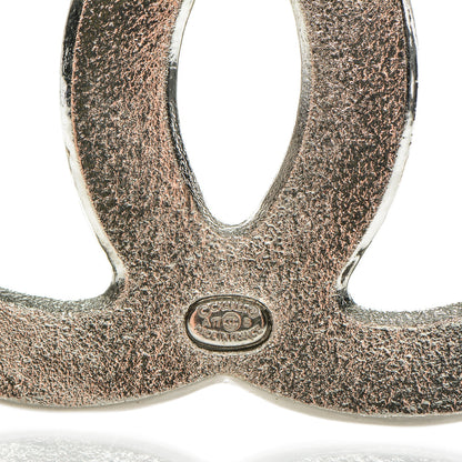 Chanel Pearl CC Brooch Silver Multicolor 4 of 4