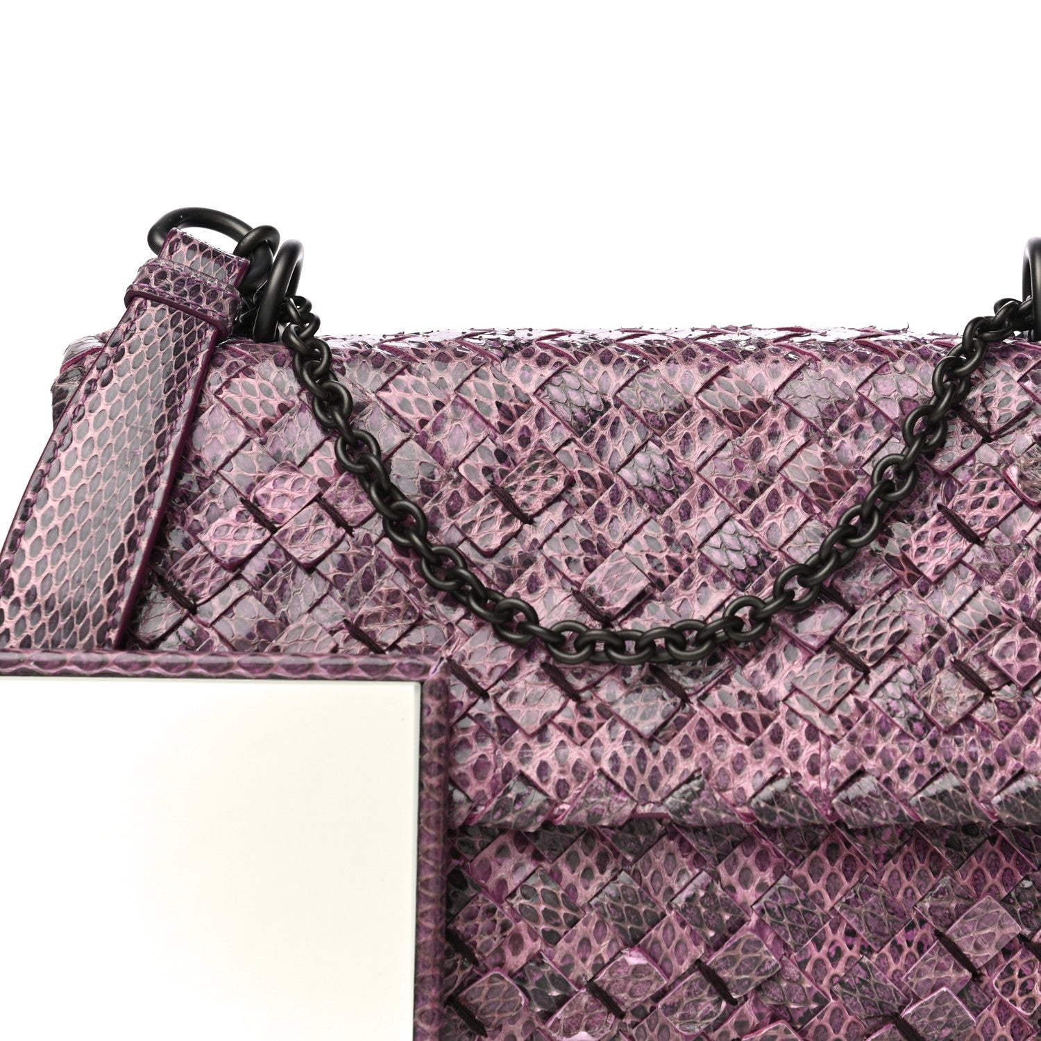Bottega Veneta Ayers Intrecciato Baby Olimpia Shoulder Bag Twilight 7 of 18