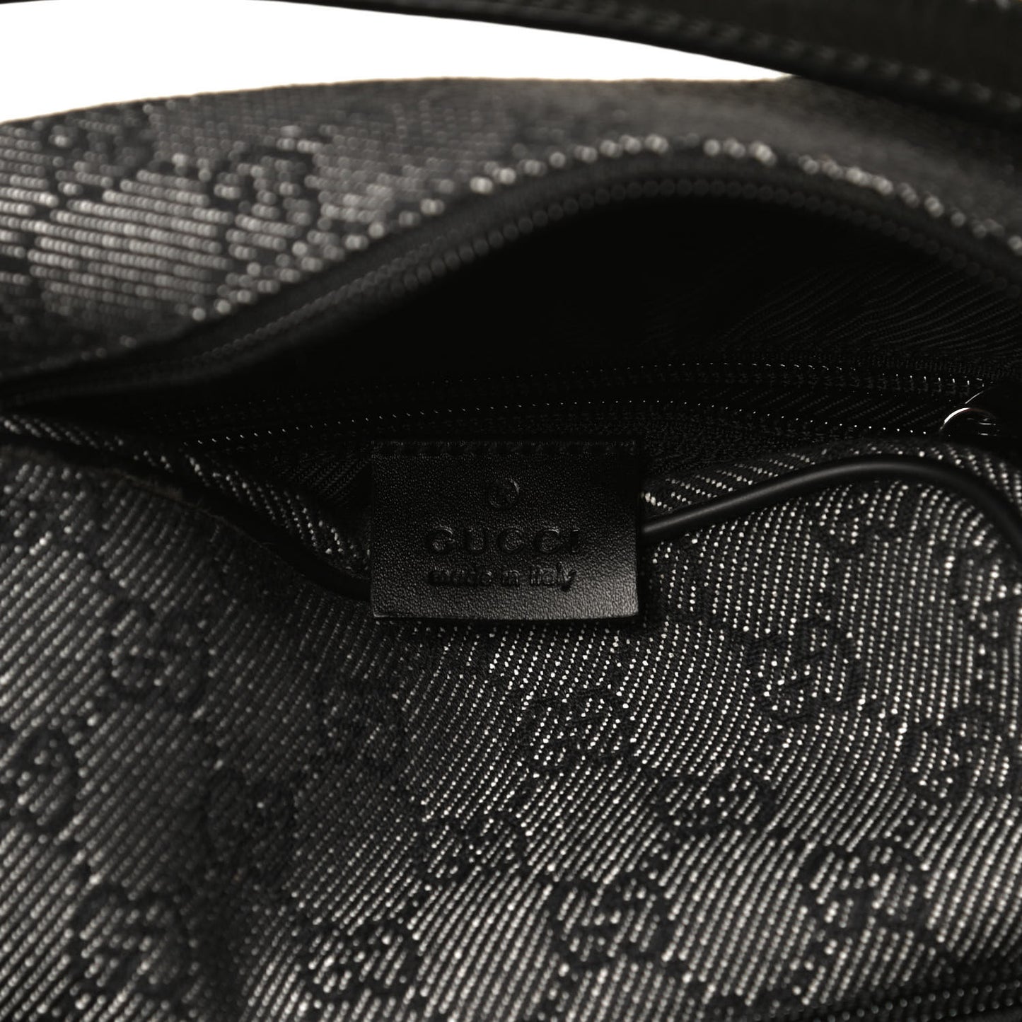 GG Monogram Flight Small Crossbody Bag Black