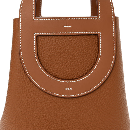 Hermes Taurillon Clemence Swift In-The-Loop 18 Bag Gold 8 of 11