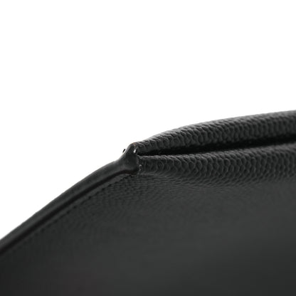 Saint Laurent Grain De Poudre Monogram Monochrome iPad Case Black 9 of 9