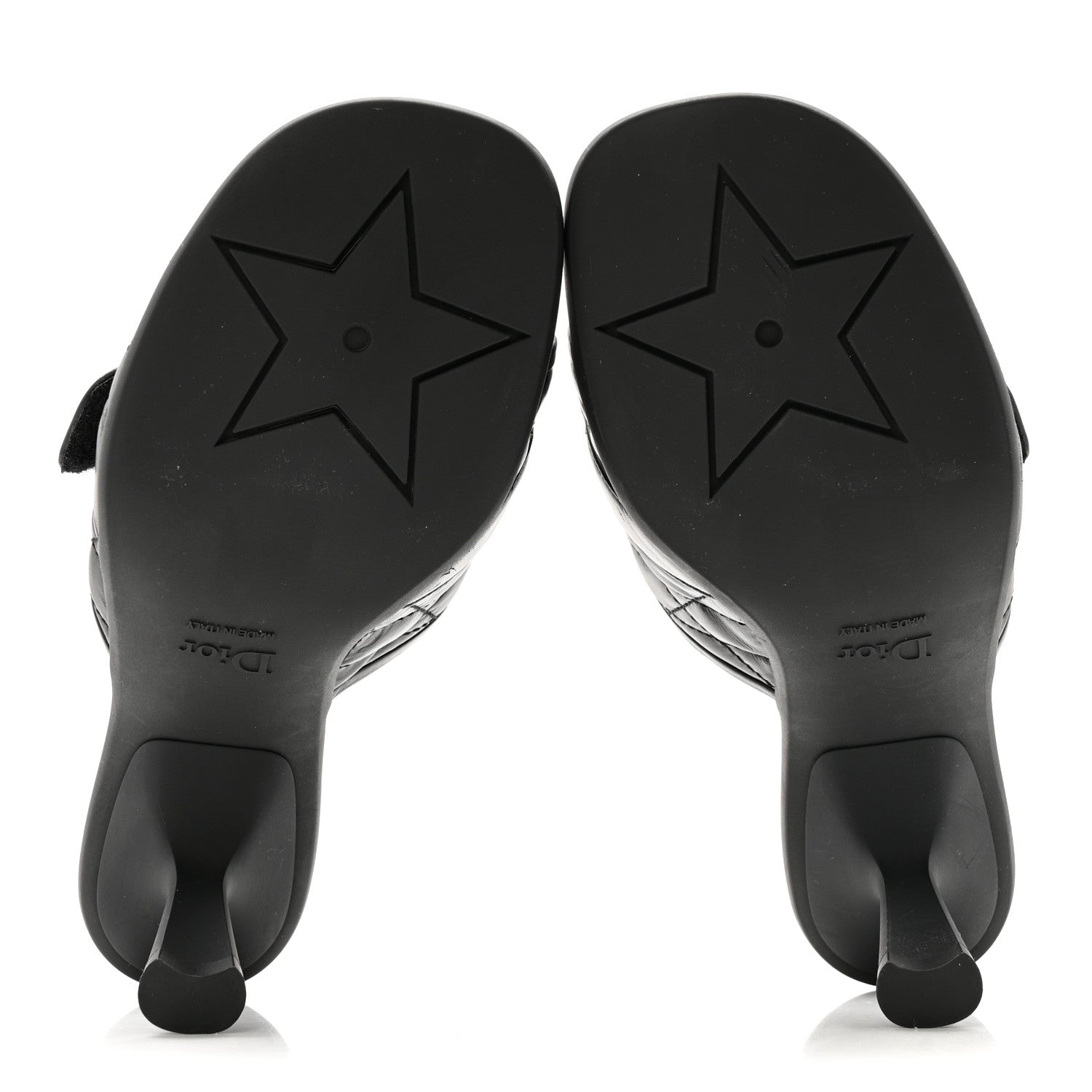Christian Dior Calfskin Cannage Quilted Dio(r)evolution 80mm Slide Sandals 38.5 Black 6 of 10