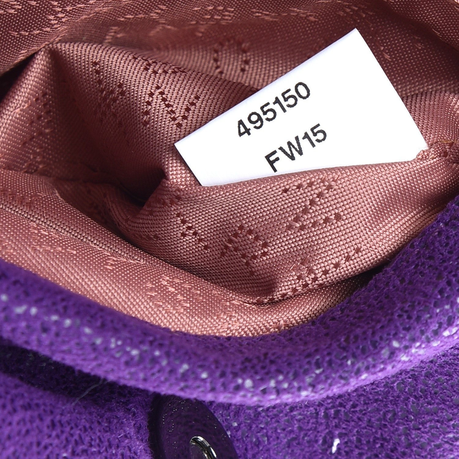 Stella McCartney Shaggy Deer Mini Falabella Fold Over Tote Bright Purple 8 of 8