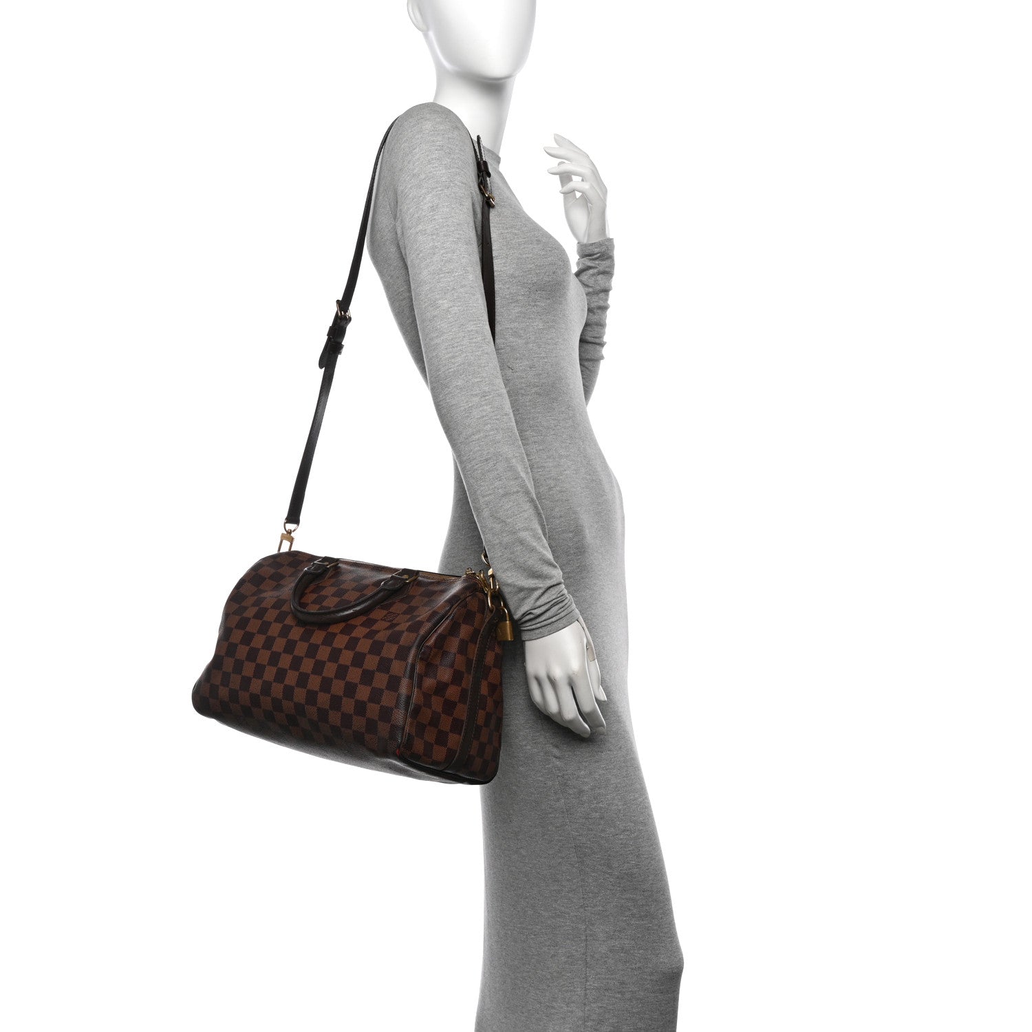 Louis Vuitton Damier Ebene Speedy Bandouliere 30 2 of 16