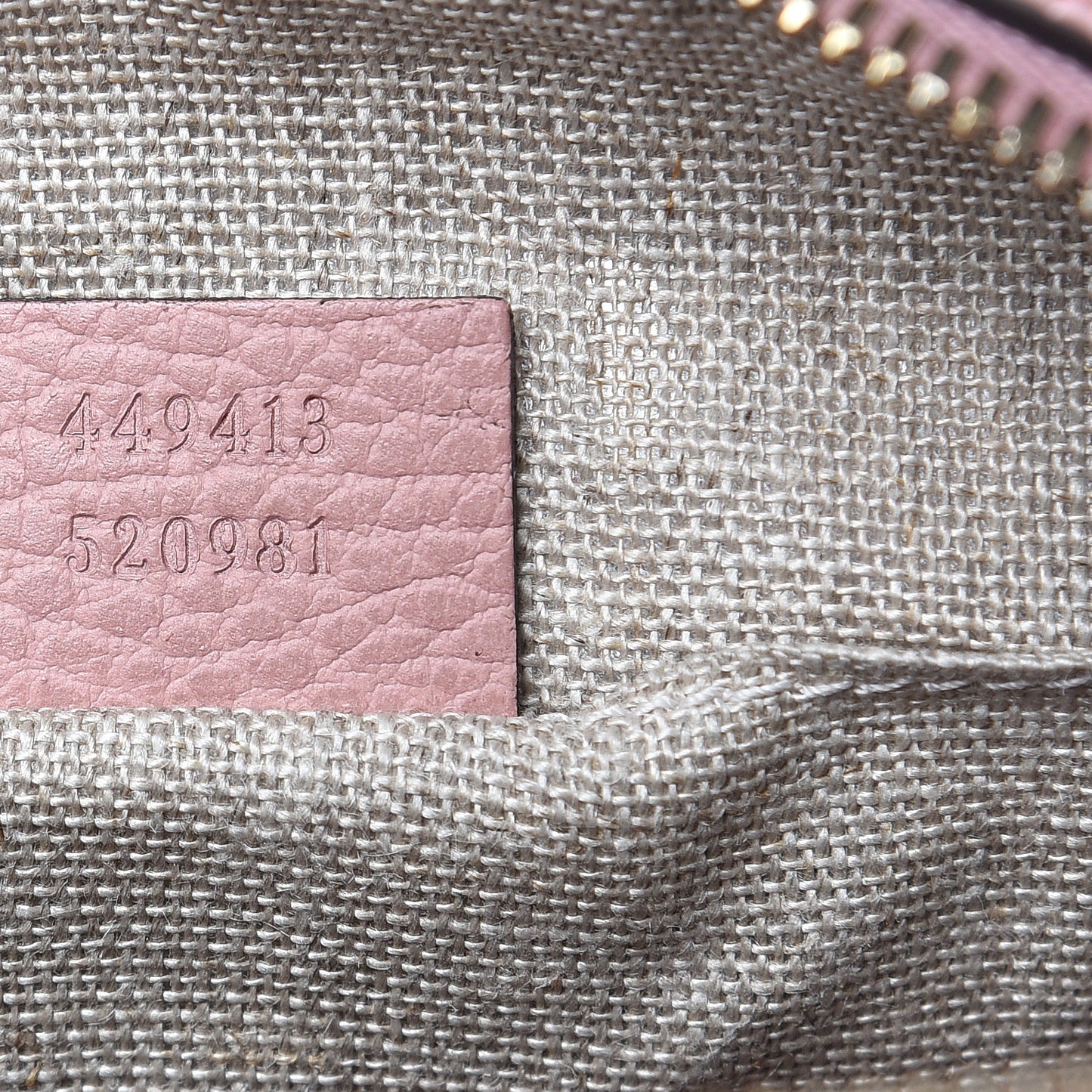 Monogram Mini Bree Messenger Bag Beige Soft Pink