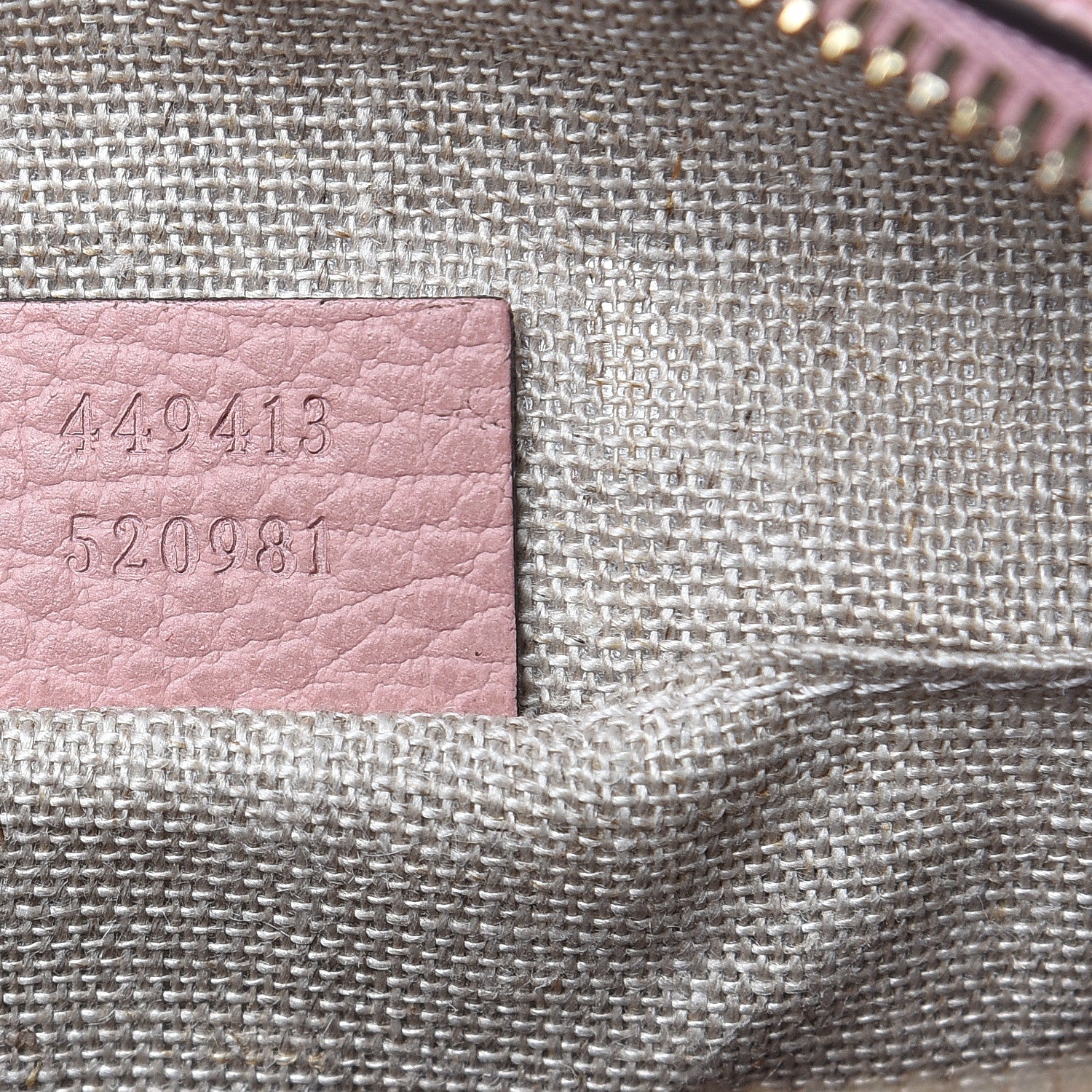 Gucci Monogram Mini Bree Messenger Bag Beige Soft Pink 7 of 9