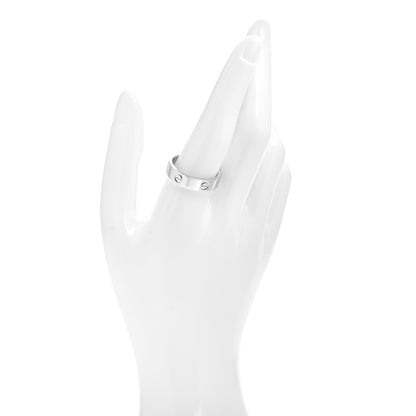 Cartier Platinum 5.5mm LOVE Ring 64 10.75 2 of 4