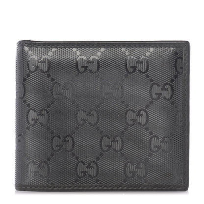 Gucci Imprime Monogram Bi-Fold Wallet Grey 1 of 9