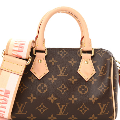 Louis Vuitton Monogram Speedy Bandouliere 20 Pink Orange 7 of 9