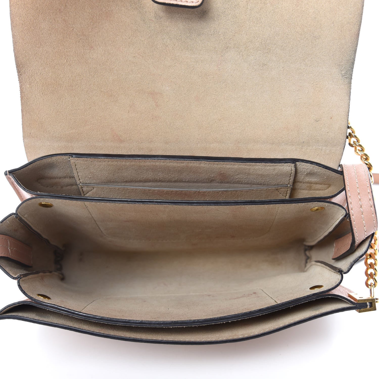 Chloe Goatskin Small Faye Shoulder Bag Biscotti Beige 5 of 16