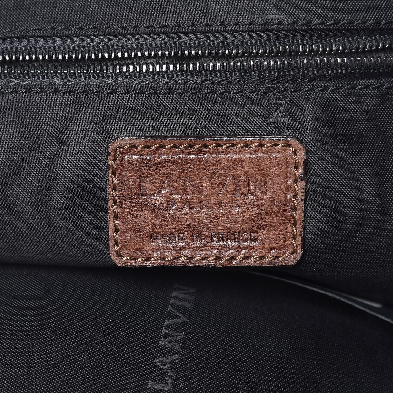 Lanvin Taurillion Madame Tourniquet PM Tote Black 6 of 14