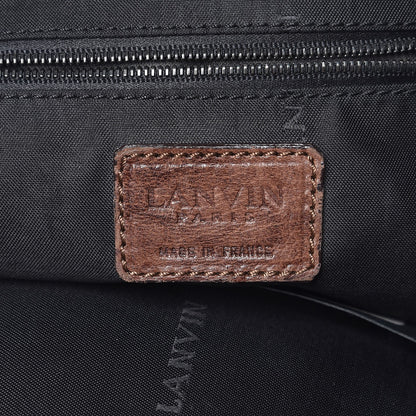 Lanvin Taurillion Madame Tourniquet PM Tote Black 6 of 14