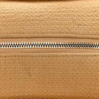 Chanel Canvas Deauville Bowling Bag Beige 11 of 12