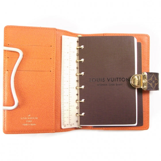 Louis Vuitton Monogram Koala Small Ring Agenda Orange 5 of 10