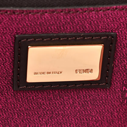 Fendi Zucca Spalmati Small Roll Tote Tobacco Fuxia 6 of 15