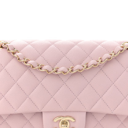 Chanel Caviar Quilted Medium Double Flap Light Pink 8 of 11