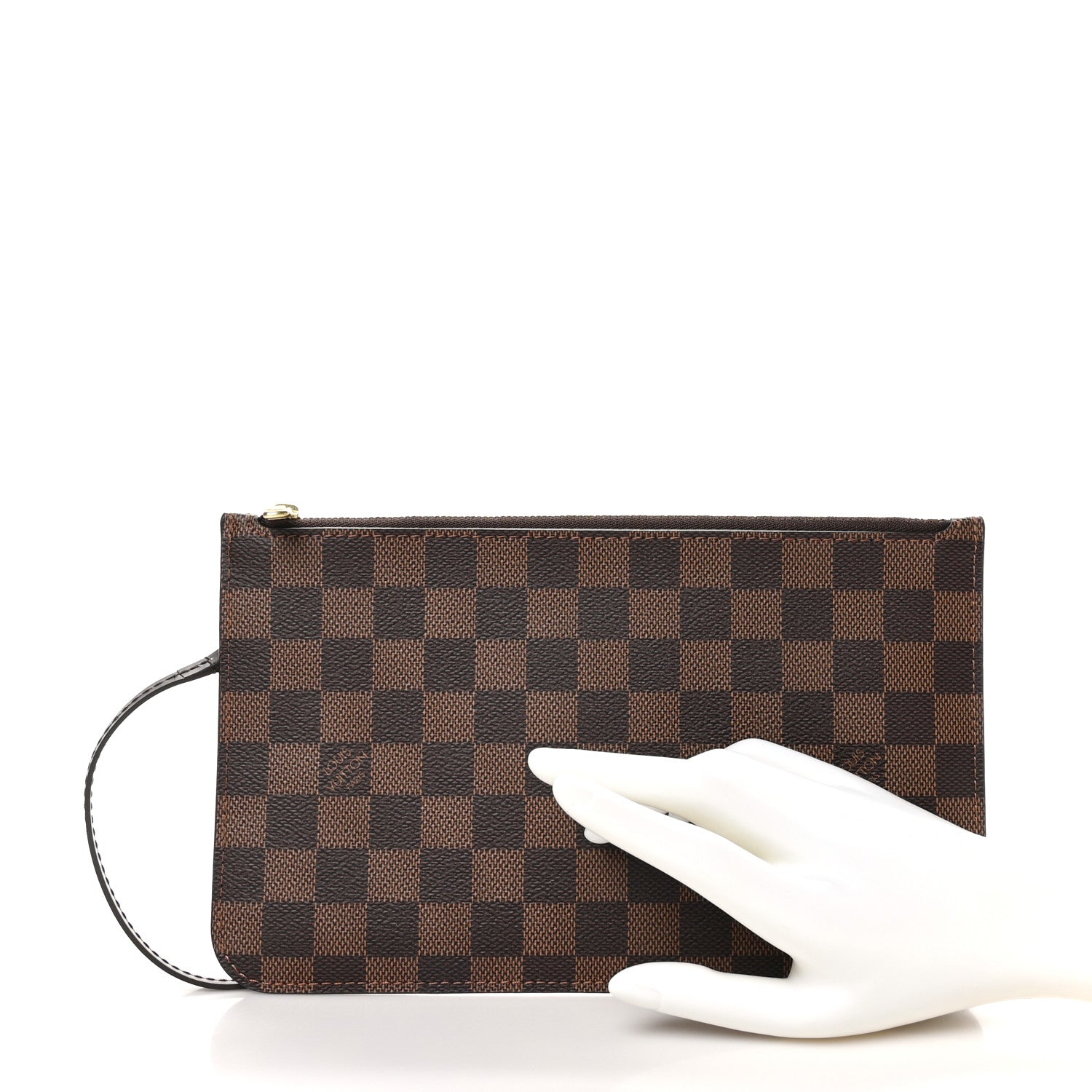 Louis Vuitton Damier Ebene Neverfull MM GM Pochette 2 of 7