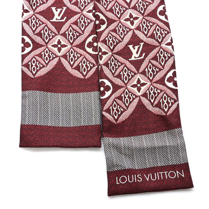 Louis Vuitton Silk Since 1854 Bandeau Bordeaux 2 of 3