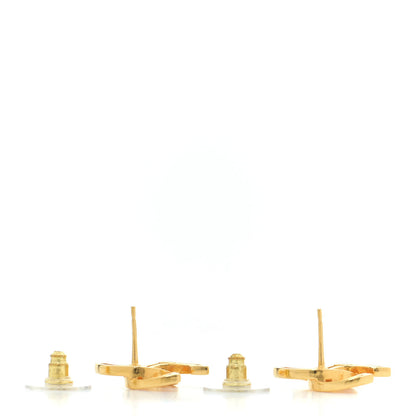 Chanel Metal Obazine CC Earrings Gold 3 of 5
