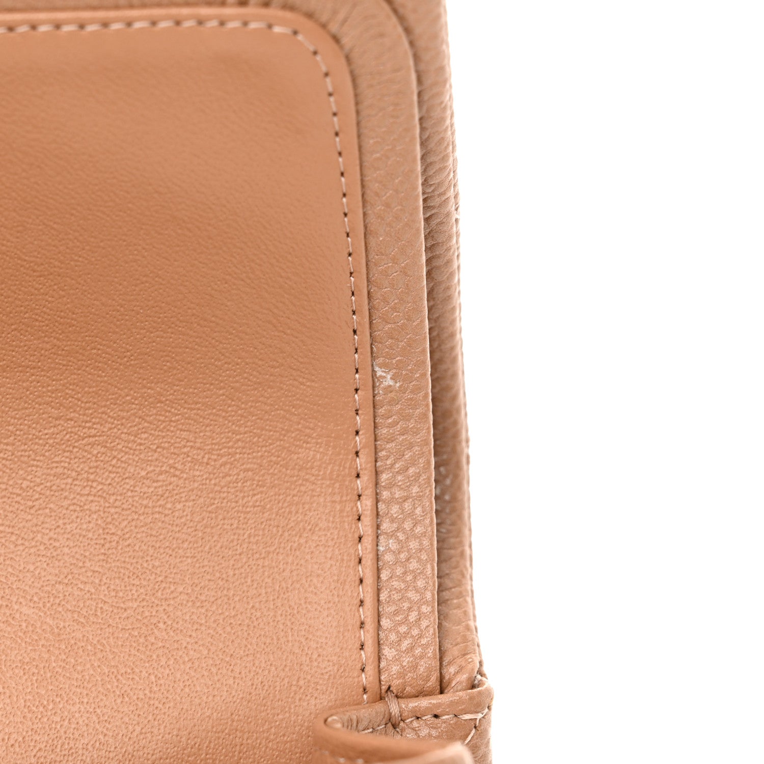 Chanel Iridescent Caviar Quilted Medium Double Flap Beige 12 of 13