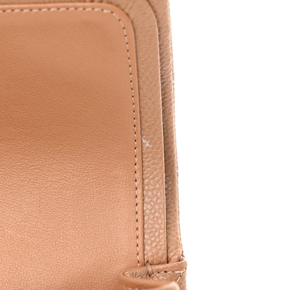 Chanel Iridescent Caviar Quilted Medium Double Flap Beige 12 of 13