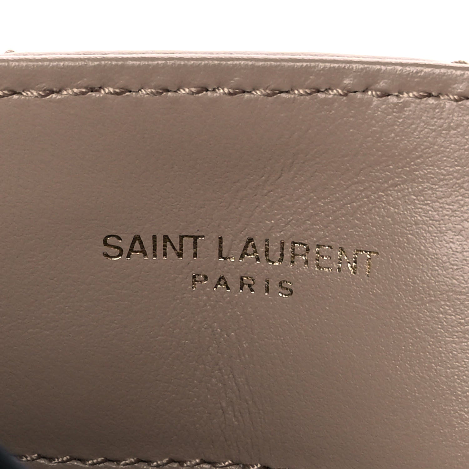 Saint Laurent Calfskin Y Quilted Monogram Medium Loulou Chain Satchel Dark Beige 6 of 12