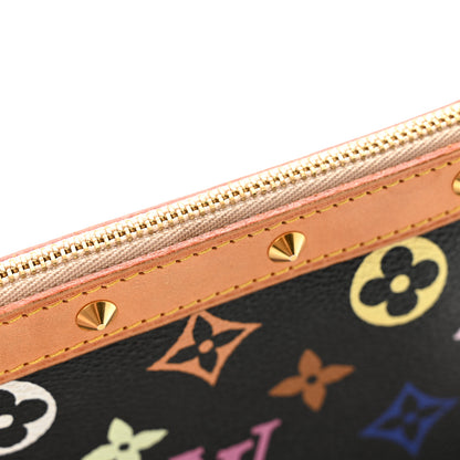 Louis Vuitton Monogram Multicolor Pochette Accessories Black 10 of 16