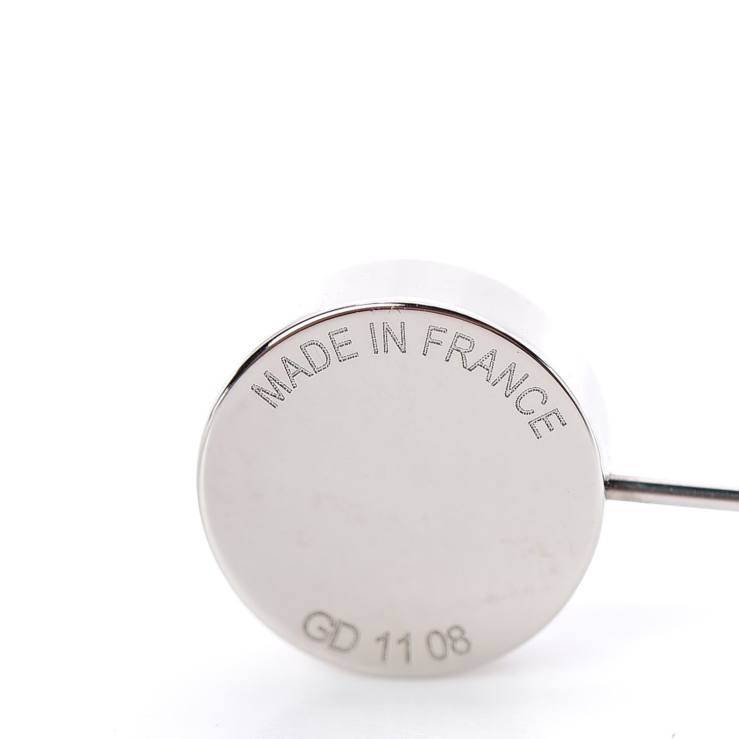 Hermes Palladium Clou De Selle Hat Pin 3 of 3