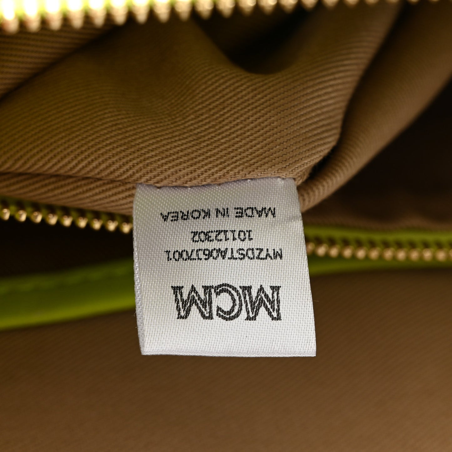 Calfskin Maxi Monogram Crossbody Pouch Green