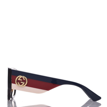 Gucci Acetate Web Oversized Frame Rectangle Sunglasses GG0276S Tortoiseshell 3 of 10