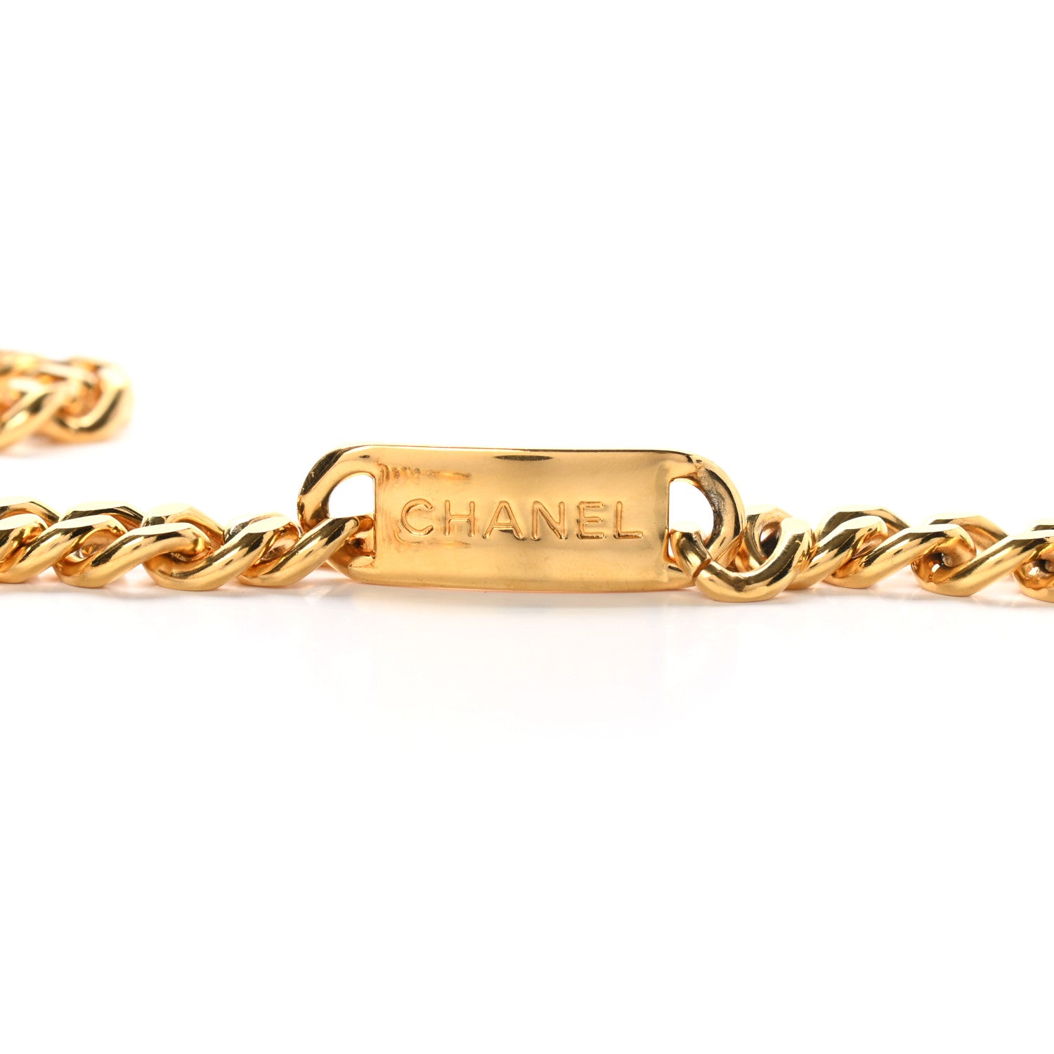 Chanel Chain CC Medallion Belt Gold 3 of 4