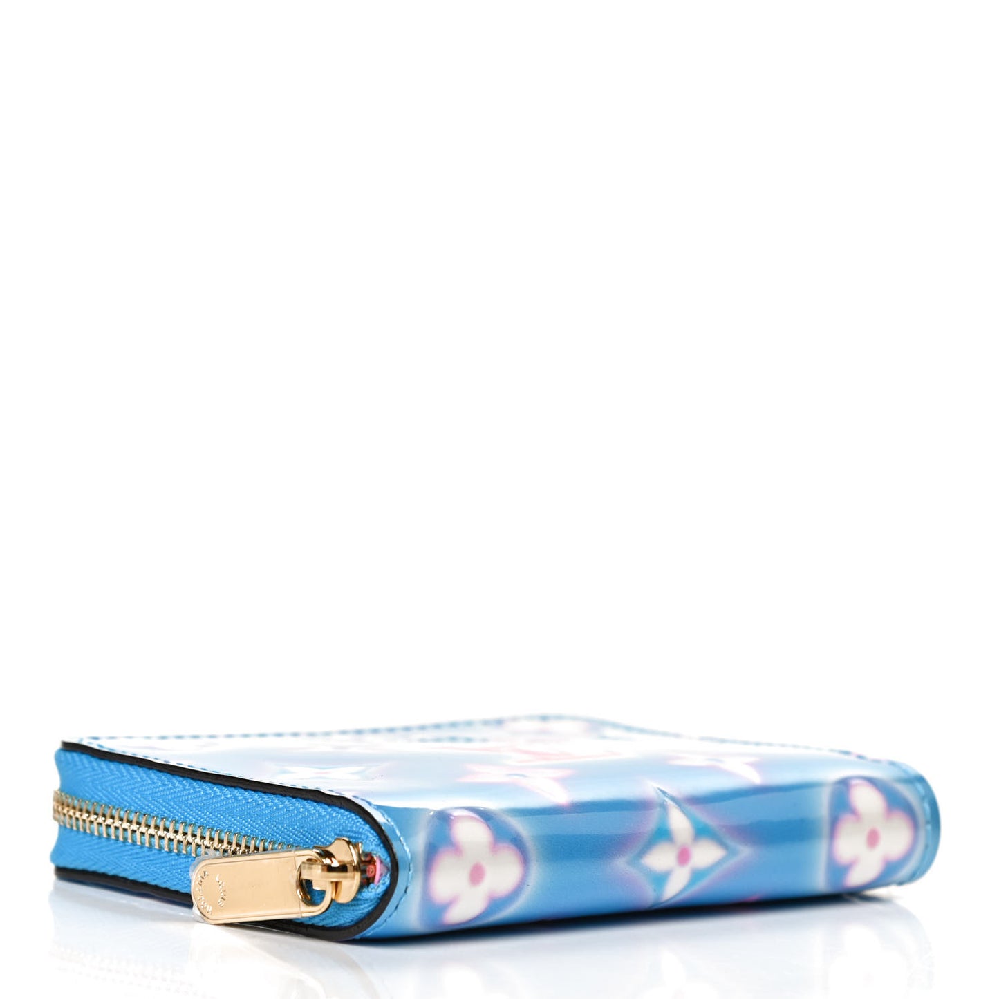Vernis Valentine Zippy Coin Purse Baby Bleu Neon