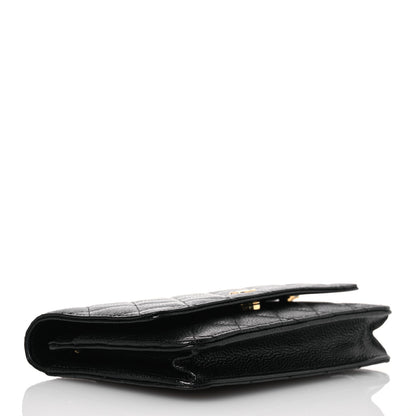 Chanel Caviar Quilted Wallet on Chain WOC Black 4 of 19