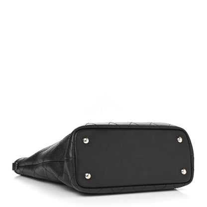 Chanel Grained Calfskin Shopping Fever Tote Black 6 of 12