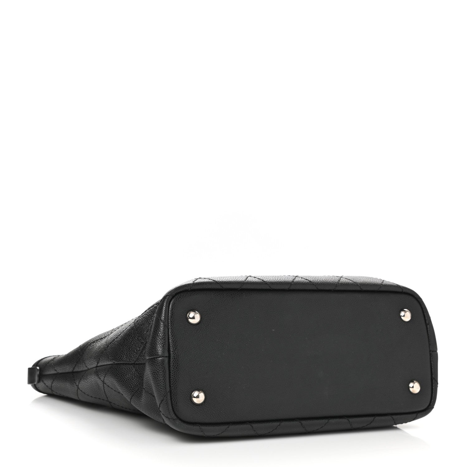 Chanel Grained Calfskin Shopping Fever Tote Black 6 of 12
