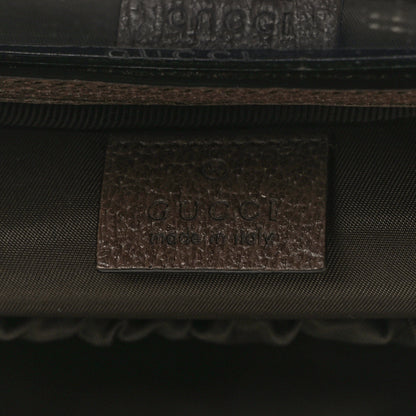 Gucci GG Supreme Monogram Textured Calfskin Web Ophidia Vanity Cosmetic Case Beige Ebony New Acero 5 of 11