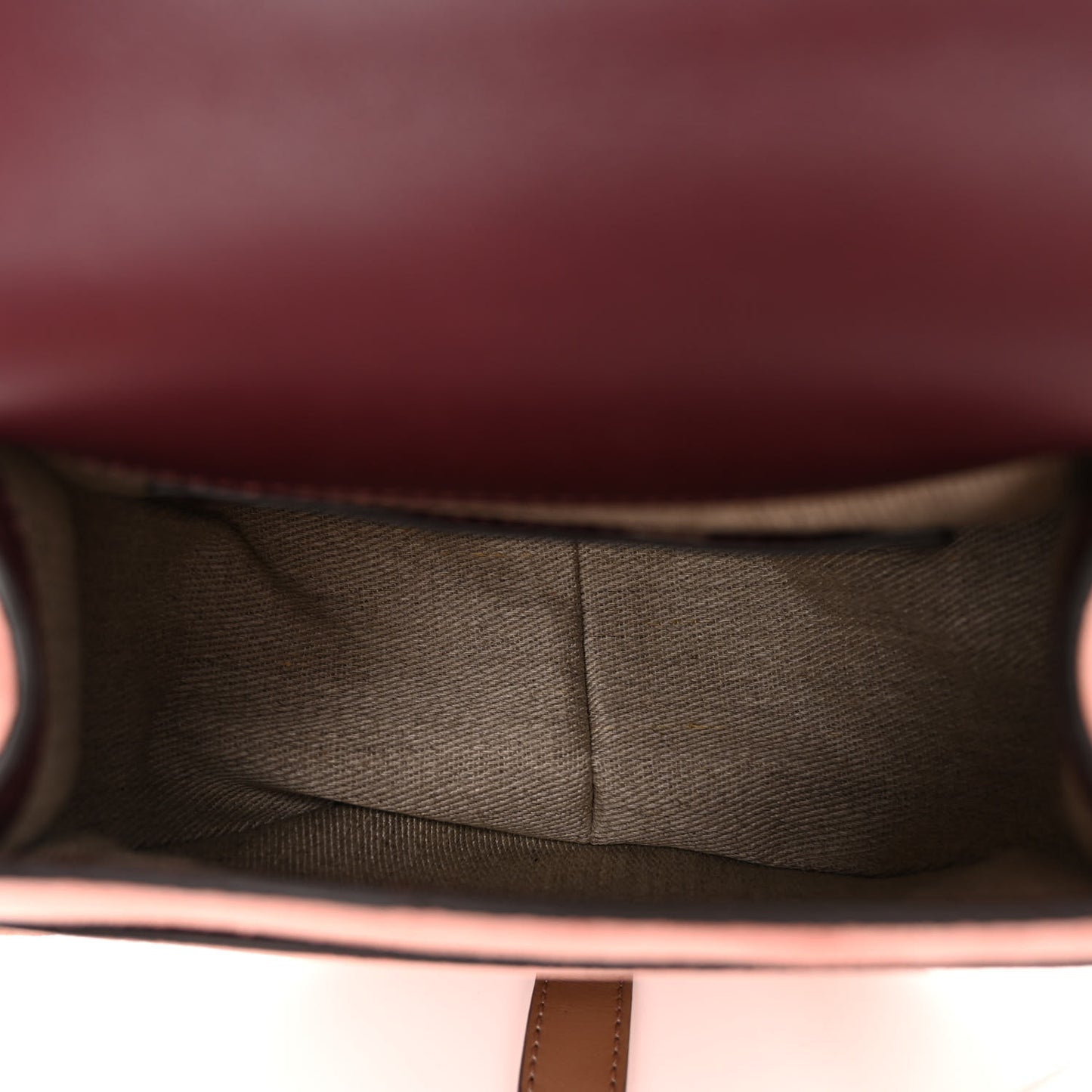 Suede Calfskin Mini Marcie Round Crossbody Bag Canyon Rose