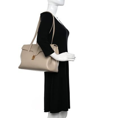 Celine Calfskin Medium Soft 16 Bag Light Grey 2 of 15