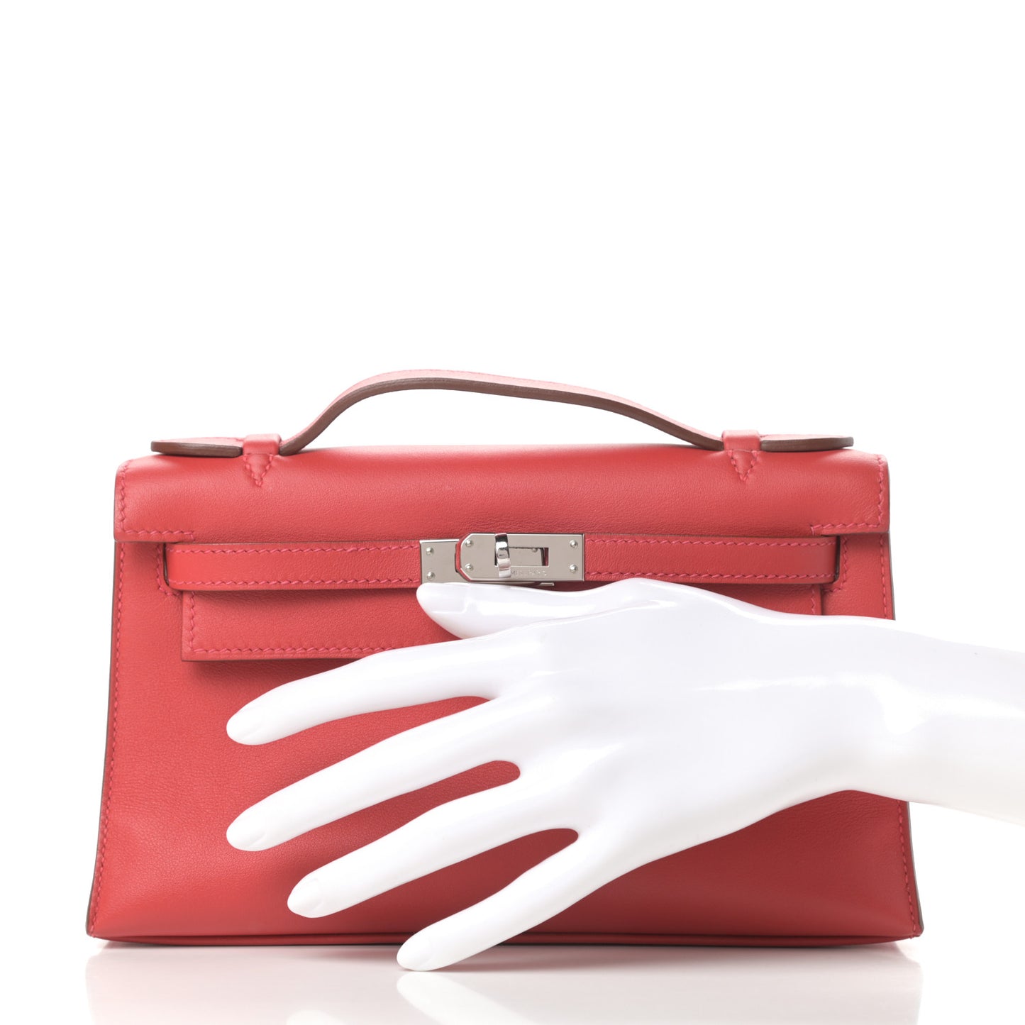 Swift Kelly Pochette Clutch Rouge Casaque