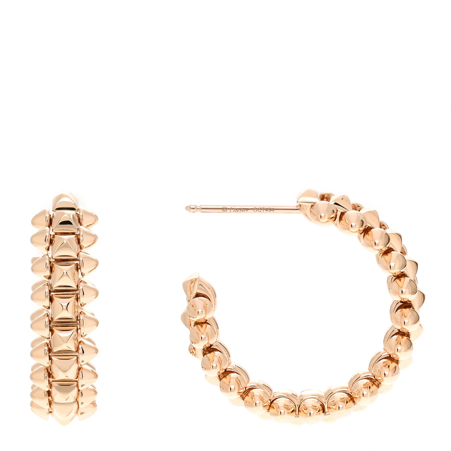 18K Pink Gold Small Clash de Cartier Earrings