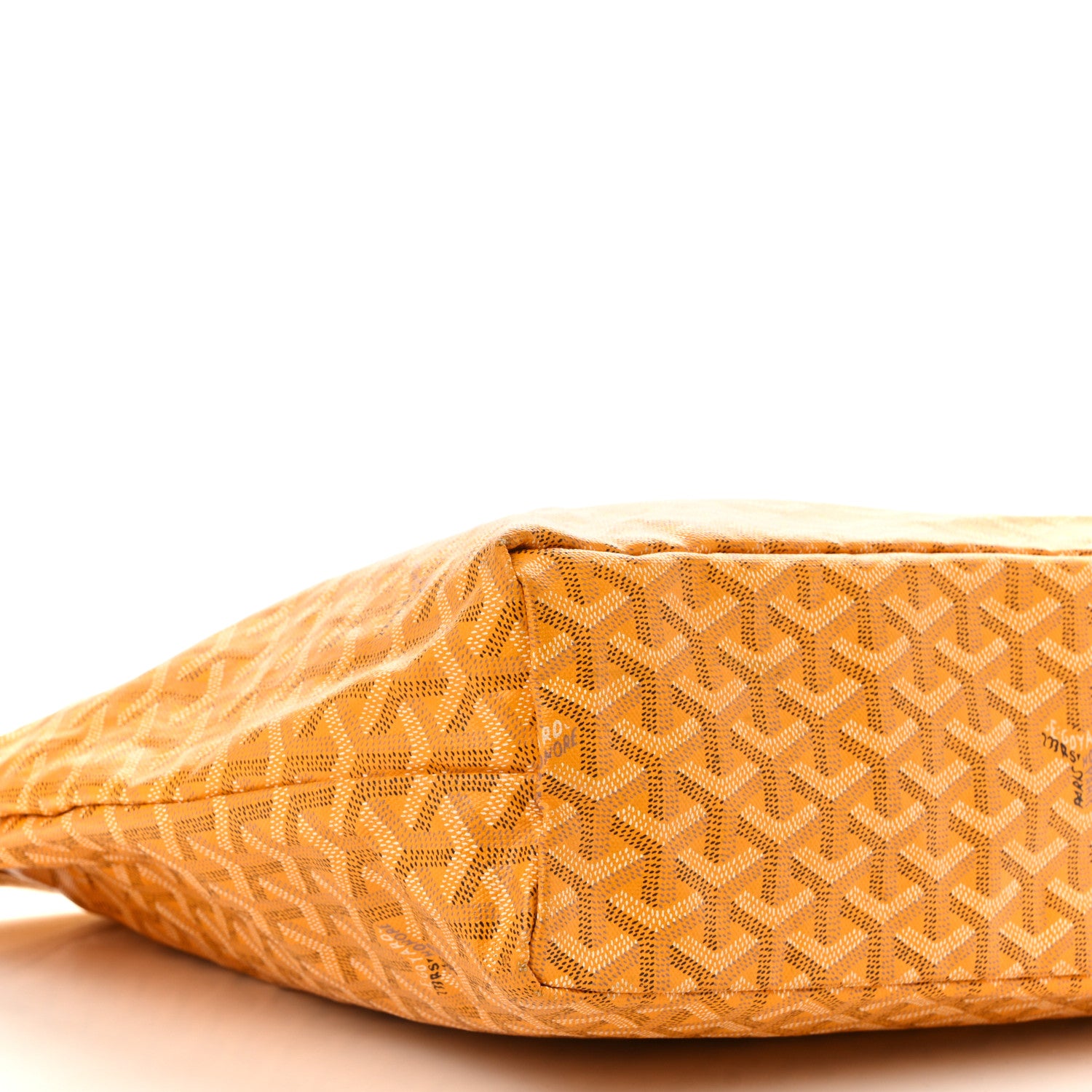 Goyard Goyardine Fidji Zip Hobo Yellow 7 of 12