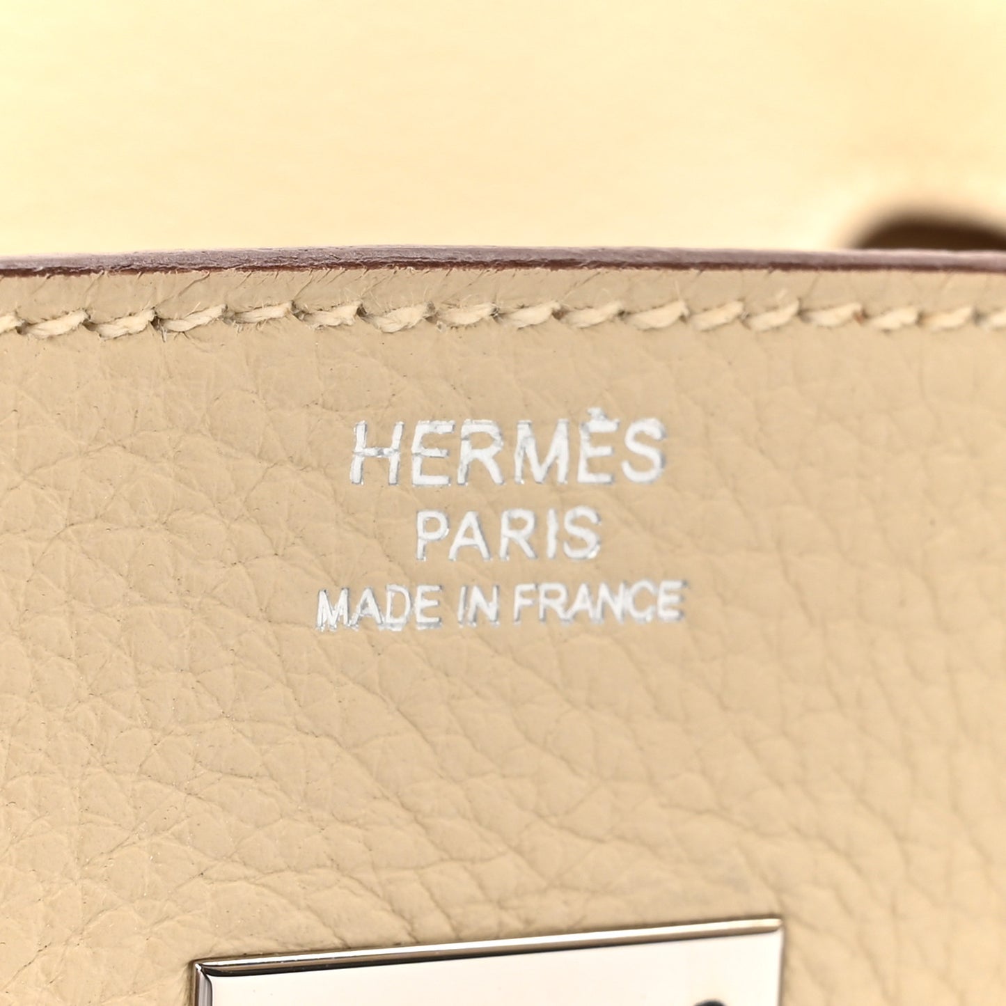 Taurillon Clemence Birkin 30 Parchemin