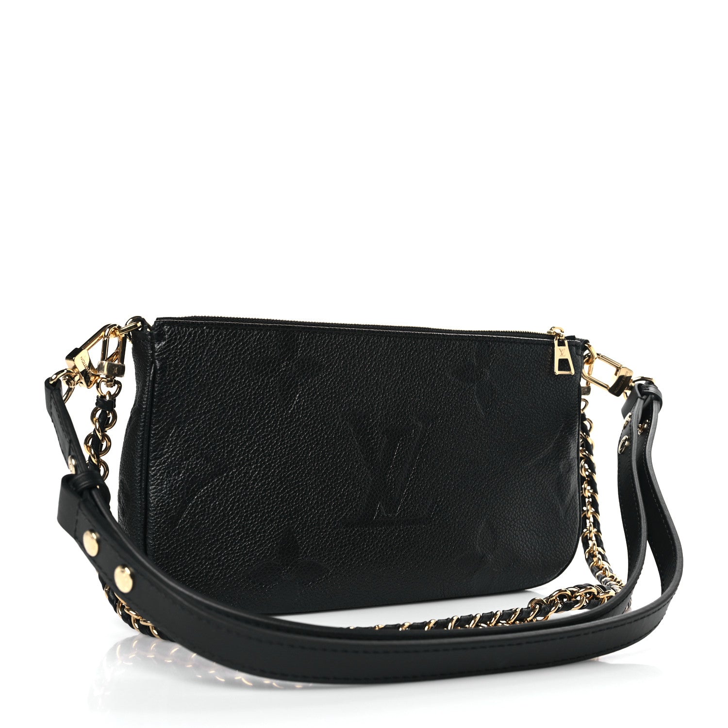 Louis Vuitton Empreinte Monogram Giant Multi Pochette Accessories Black 3 of 10