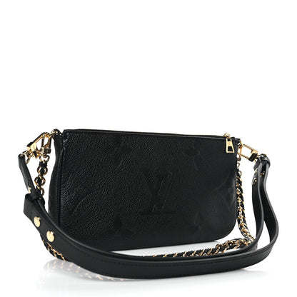 Louis Vuitton Empreinte Monogram Giant Multi Pochette Accessories Black 3 of 10