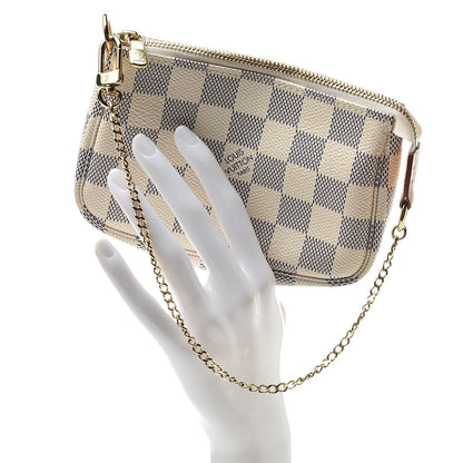 Louis Vuitton Damier Azur Mini Pochette Accessories 2 of 8