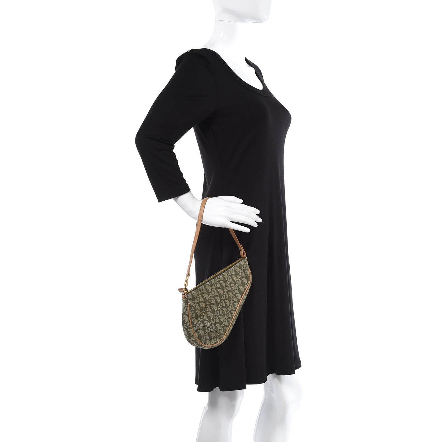 Monogram Mini Saddle Pochette Green