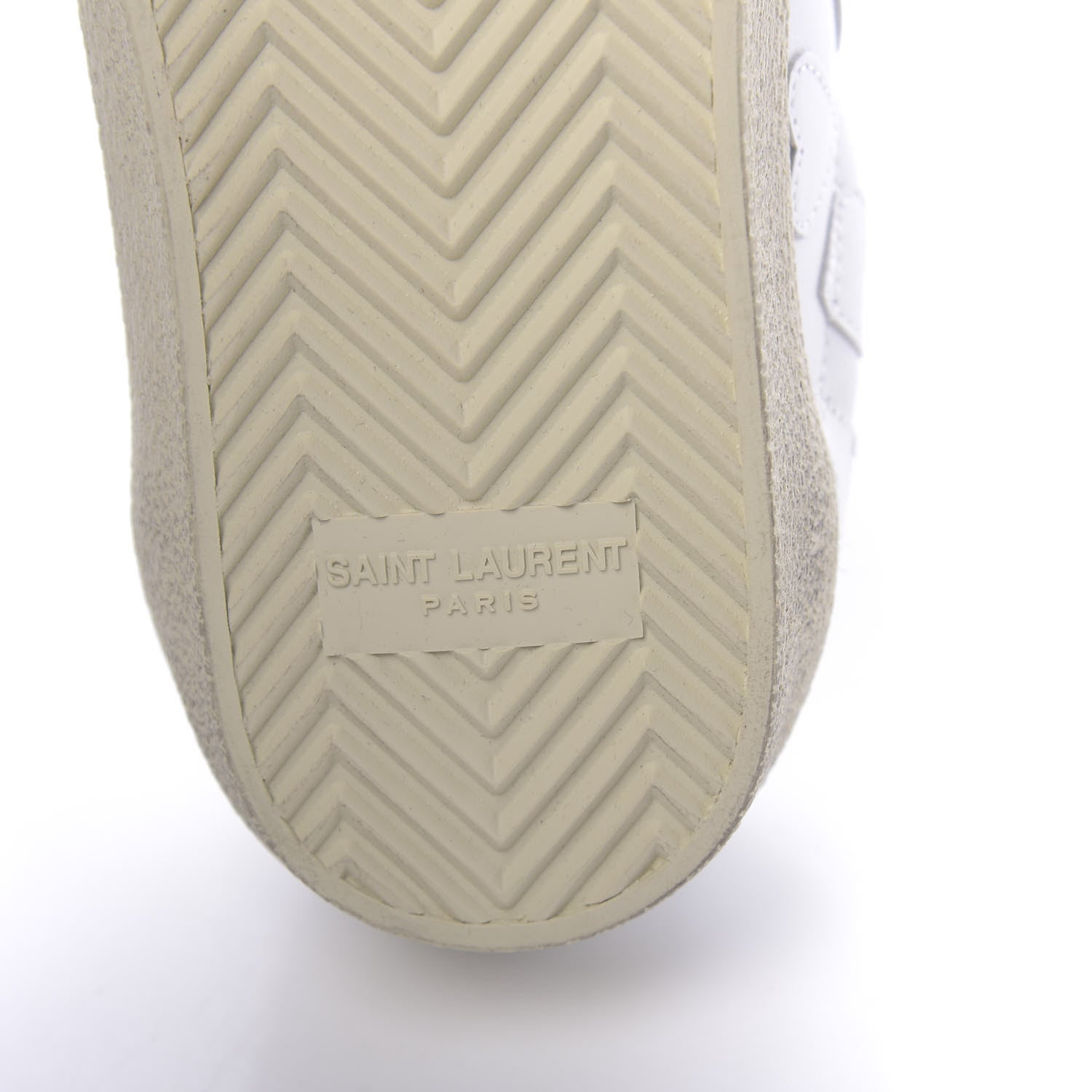 Saint Laurent Calfskin Heart Court Classic Sneakers 36.5 White 8 of 9